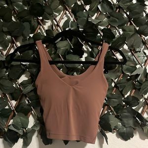 Lulu lemon brown align tank top